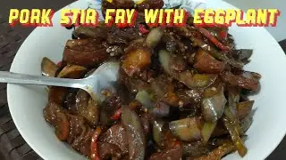 PORK STIR-FRY WITH EGGPLANT ll KenthTv