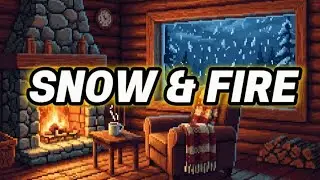 Fall Asleep in 10 Minutes: Winter Cabin Story & Fireplace Sounds 