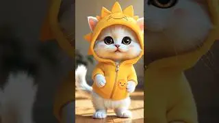 cute kitten dancing 😻| billy ka cute video 🤩#shorts #youtubeshorts #funny #trending #shortsfeed