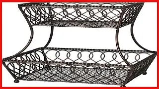 Discover the Perfect 2-Tier Fruit Basket for Kitchen Organization and Style