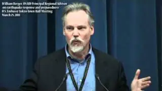 USAID Principal Regional Advisor William Berger Discusses Earthquakes