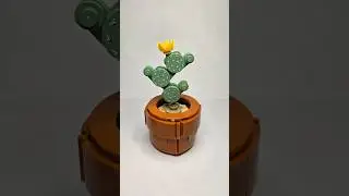 cactus out of lego??? - tiny plants 10329 #lego #asmr #botanical #cool #shorts