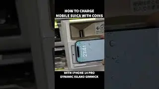 How to charge Mobile Suica with coins