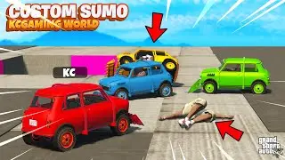 GTA 5 (Hindi) : Custom Sumo Me Kaun Bachega Akhri Tak?! | Funny Moment In GTA Online