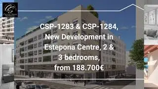 CSP-ND1283 & CSP-ND1284, New Development in Estepona Centre, 2 and 3 bedrooms from 188.700&euro;