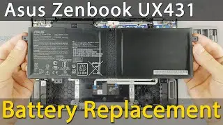 Замена аккумулятора на Asus ZenBook 14 UX431 | Устранение проблемы с разрядкой аккумулятора