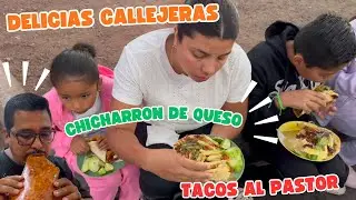 Lleve a MI FAMILIA a comer DELICIOSOS TACOS AL PASTOR y CHICHARRÓN DE QUESO “Garnacheando en CDMX”