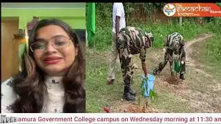 Plantation Drive programme....By 80 Bn B SF  in Teliamura