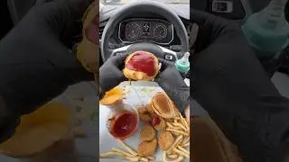 Extra cheesy McDonald&rsquo;s order 🍔🔥 #food #mukbang #asmr