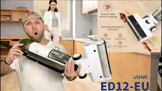 JONR ED12 , cet aspirateur Nettoyeur de sol sans fil sec et humide à un truc en plus