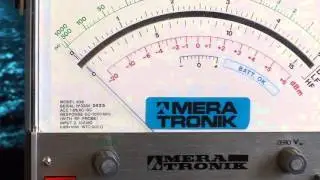 Meratronik V545 - rezystancja wewnętrzna zmierzona multimetrem V640 (V639)
