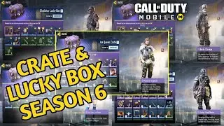 *NEW SEASON 6* ALL LUCKY BOX & CRATES FULL HD CODM LEAKS S6 😱 VIDEO EXCLUSIVO 💪