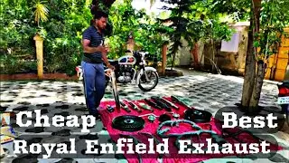 Cheap and Best Silencers for Royal Enfield Review / black buddy tamil