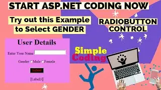 Asp.Net RadioButton ControlAsp.Net Tutorials| Asp.Net RadioButton Control With Example |SimpleCoding