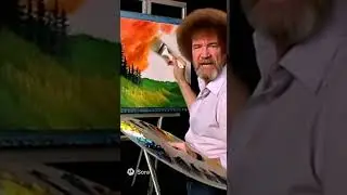 Bob Ross #ai #aivideo #shorts #youtubeshorts