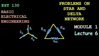 STAR - DELTA PROBLEM || KTU || EST 130 || BASIC ELECTRICAL ENGINEERING