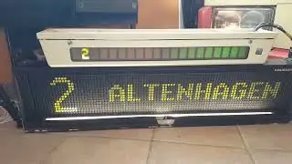 Bahn in Bielefeld - Seitenmatrix & Innenanzeige, M8C Bielefeld