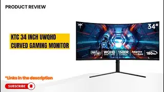 KTC 34&rdquo; Ultrawide Curved Gaming Monitor Review | 180Hz 3440x1440, 1500R H34S5