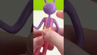 Making Jax the Rabbit from The Amazing Digital Circus ► EASY Clay #shorts