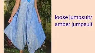 #arsdesignworld #loosejumpsuit #malayalam Jumpsuit Cutting& Stitching|AmberJumpsuit|ARS Design World