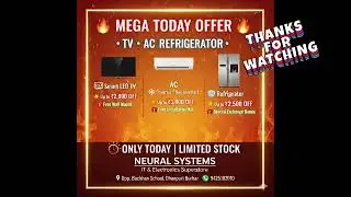 🔥 MEGA TODAY OFFER 🔥NEURAL SYSTEMS IT & Electronics Superstore Dhanpuri Burhar 9425182010