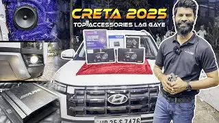 Creta 2025 💥UPGRADE | JL Audio Speakers + Stealthbox | Alpine DSP | 70mai Dashcam | Aozoom Foglights
