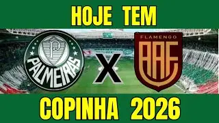 HOJE TEM PALMEIRAS SUB 20 CONTRA FLAMENGO-SP SUB 20 AO VIVO - OITAVAS DE FINAL