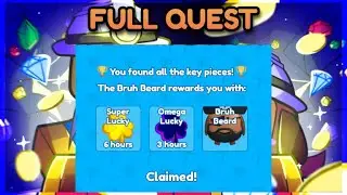 HOW TO COMPLETE BRUH BEARD QUEST IN ROBLOX MINING SIMULATOR 2
