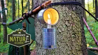 Kerzenlaterne -   Regensicher  Winddicht  -  Prepper Laterne DIY Camplaterne Outdoor Windlicht