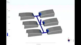 Autodesk MoldFlow - plastic fill process simulation