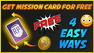 HOW TO GET RP MISSION CARD IN PUBG MOBILE ? FREE MISSION CARDS