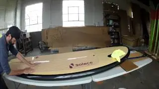 Installing a SUP deck pad