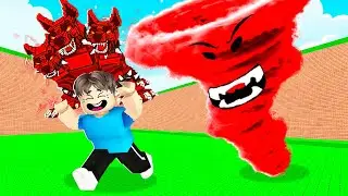ESCAPEI DO FURACAO GIGANTE PARA PEGA APENAS BRANROT SECRETO NO ROBLOX