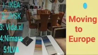 Moving to Europe/furniture shops ln Denmark/Asian family in Denmark