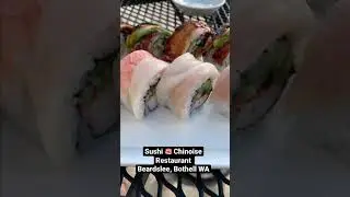 Seattle Vlog | Explore Seattle where to eat: Sushi 🍣 Chinoise in Beardslee