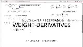 Training -- Multi-Layer Perceptron