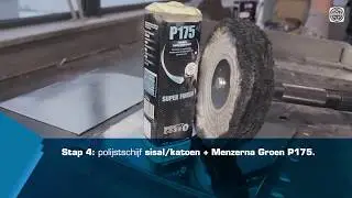 13 Voorpolijsten van RVS met caramelwiel