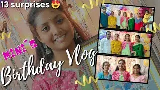 Our Mini's Birthday Vlog 🎈❤️🎁🎉💥🥳 | memorable surprises | Family party 🎉