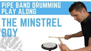 The Mistrel Boy Pipe Band Drum Score