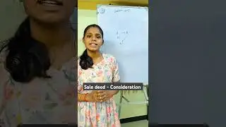 Sale deed consideration issue | Registration act#learnlaw #knowlegalrights #lawintamil #sowkar