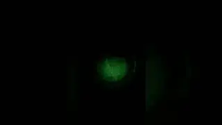 Blurry view of the night vision
