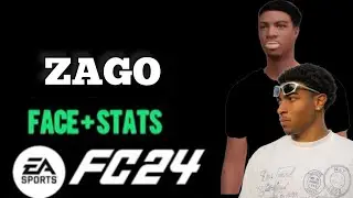 Como criar o Iago Vaz &ldquo;ZAGO&rdquo; no FIFA 24 face + stats 