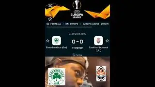 #viral #paok #wolfsberger #shaktardonetsk #panathinaikos tie #europaleague 3rd QR 4/6