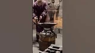 Old BLACKSMITH Shop - Hot Fire, Hammer & Anvil