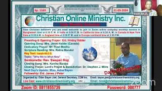 CHRiSTiAN ONLiNE MiNiSTRY's Personal Meeting Room