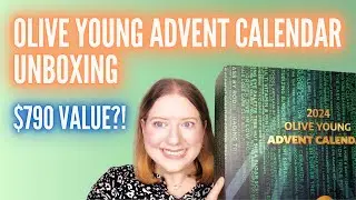 Olive Young Advent Calendar 2024 FULL UNBOXING | $790 Worth of K-Beauty for only $99?!