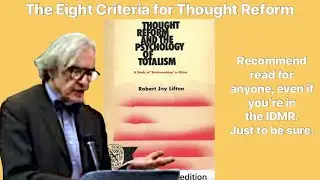 Eight Criteria for Thought Reform