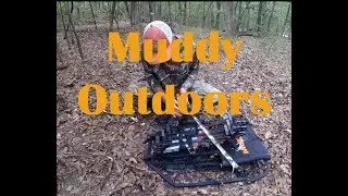 Muddy Outdoors Climbing Sticks and The Boss hang on tree stand