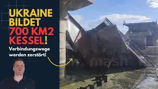 Ukraine bildet Kessel von 700 km&sup2;! Kursk-Offensive Lagebild