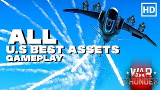 GRINDING THE U.S TECH TREE | TOP ASSETS SHOWCASE  